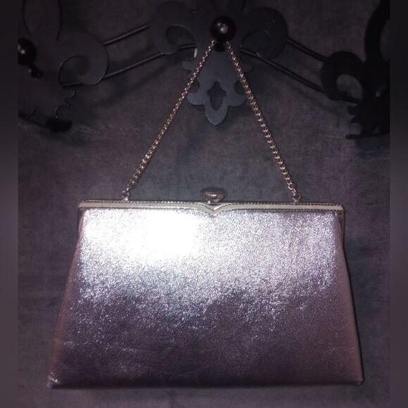 Vintage 60s Coblentz Original Silver Purse with Chain EUC - Picture 1 of 8